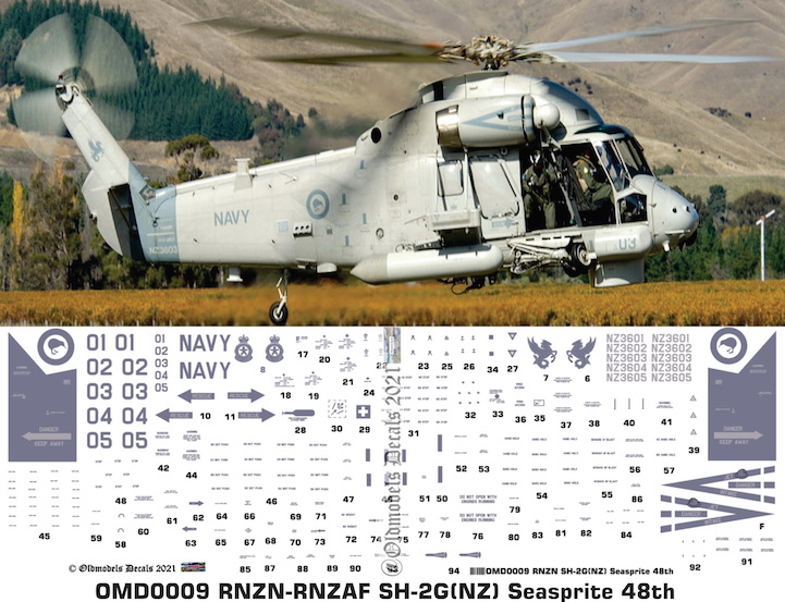 OMD0009 SH-2G Seasprite Royal New Zealand Air Force/RNZN