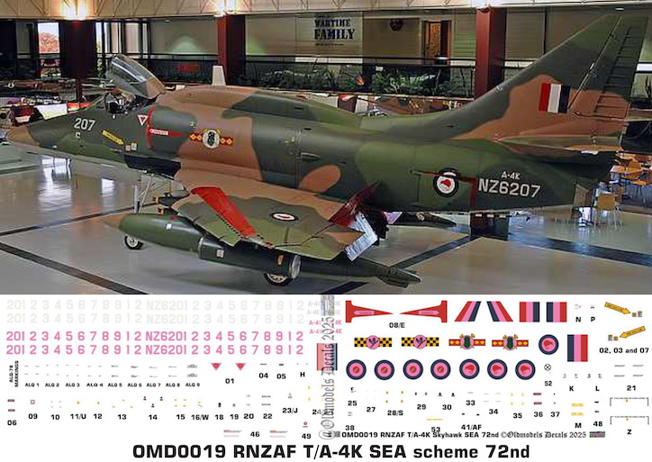 (image for) OMD0019 TA-4K Skyhawk Royal New Zealand Air Force