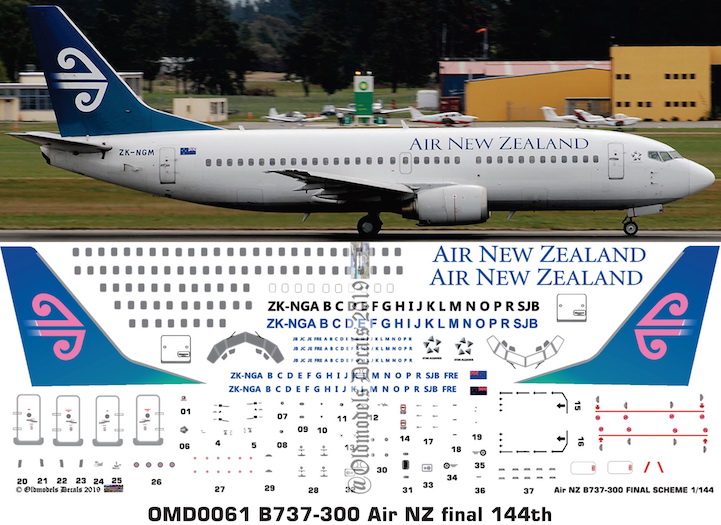 OMD0061 Boeing B737-300 Air New Zealand