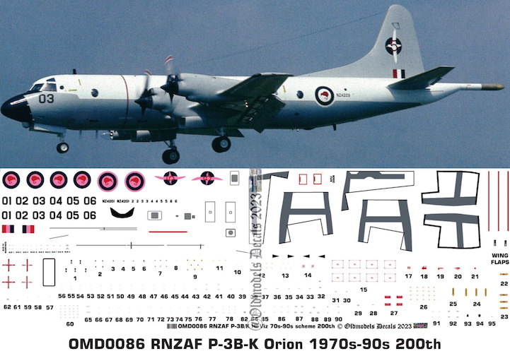 OMD0086 P-3B-K Orion Royal New Zealand Air Force