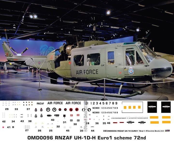 OMD0096 UH-1D/H Royal New Zealand Air Force
