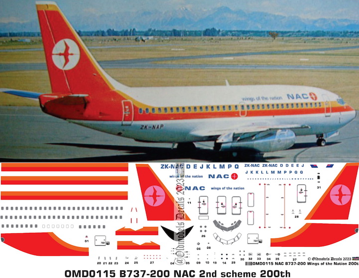 OMD0115 Boeing B737-200 National Airways (NAC)