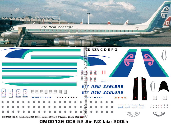 OMD0139 DC8-52 Air New Zealand