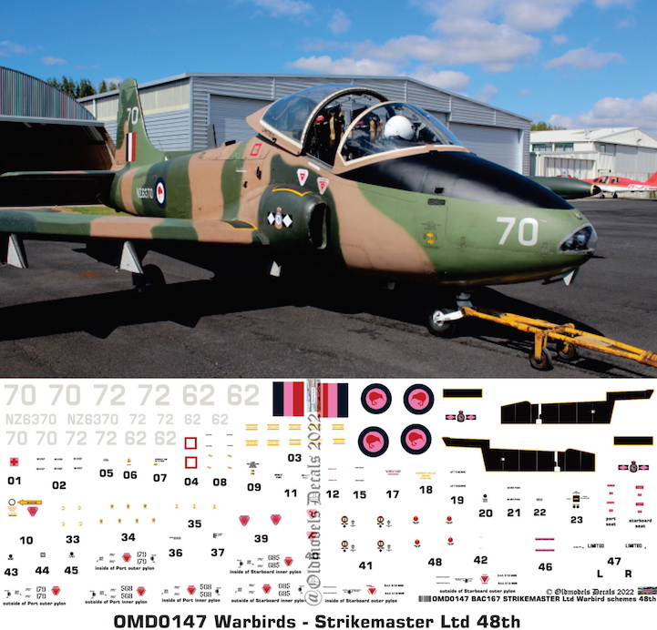 OMD0147 BAC 167 Strikemaster Ltd New Zealand Warbird