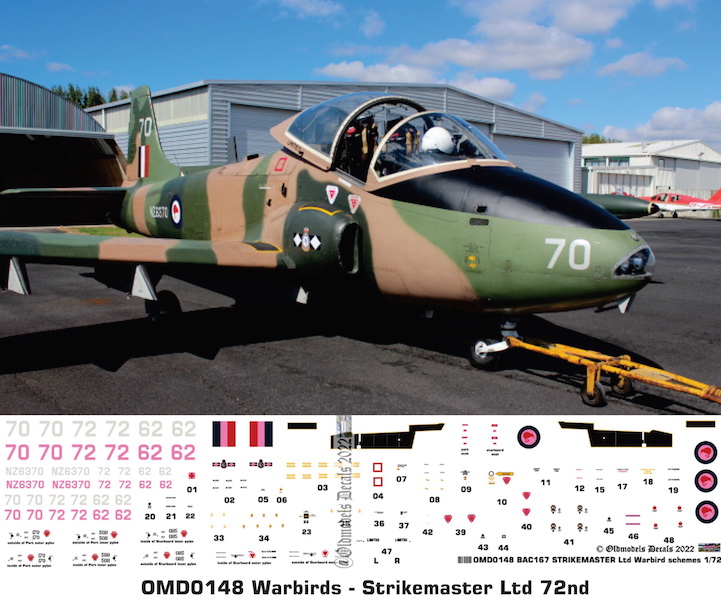 OMD0148 BAC 167 Strikemaster Ltd New Zealand Warbird