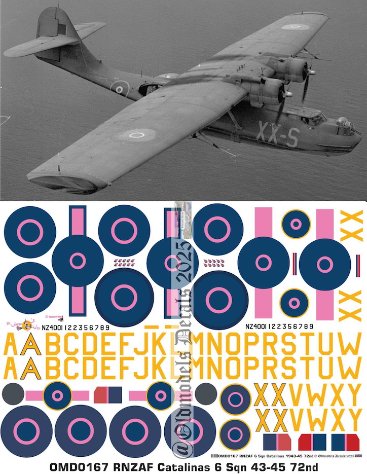 (image for) OMD0167 Consolidated Catalina Royal New Zealand Air Force