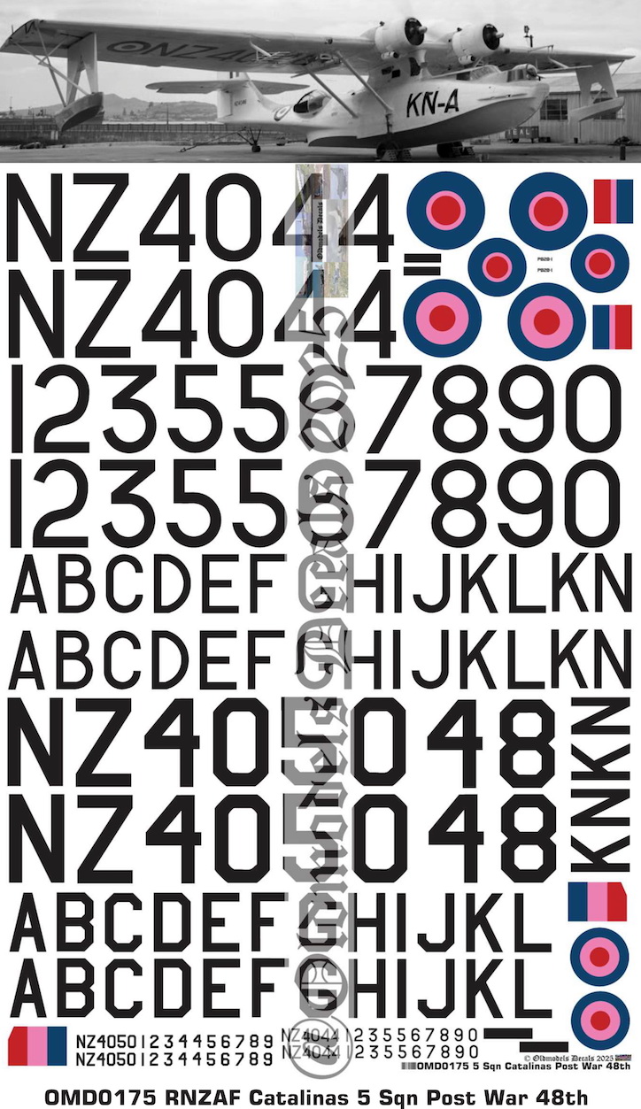 (image for) OMD0175 Consolidated Catalina Royal New Zealand Air Force