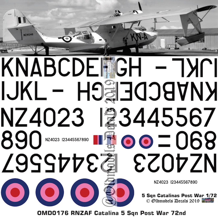 OMD0176 Consolidated Catalina Royal New Zealand Air Force