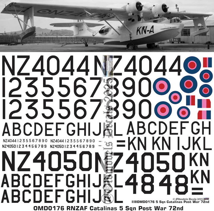 (image for) OMD0176 Consolidated Catalina Royal New Zealand Air Force