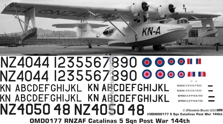 (image for) OMD0177 Consolidated Catalina Royal New Zealand Air Force