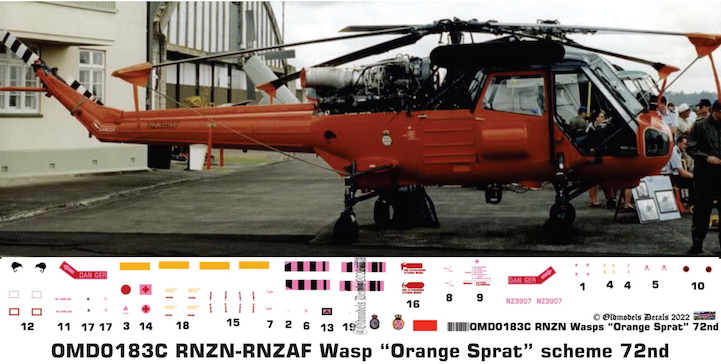 OMD0183C Westland Wasp Royal New Zealand Air Force/RNZN