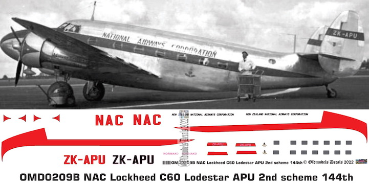 OMD0209B Lockheed C60 Lodestar NAC
