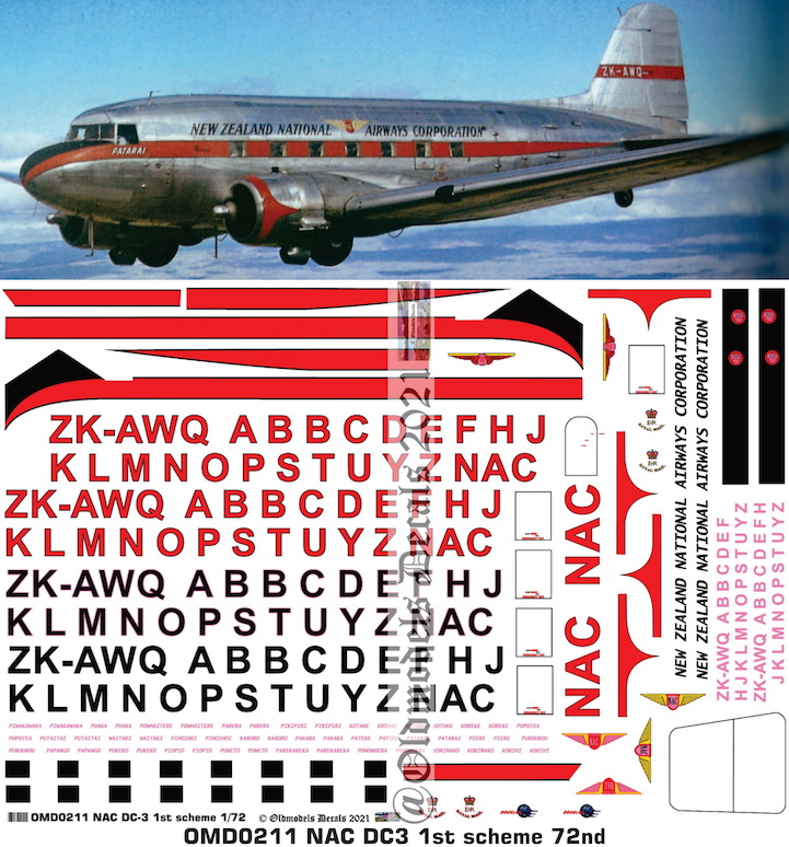 OMD0211 DC-3 National Airways Corporation (NAC)