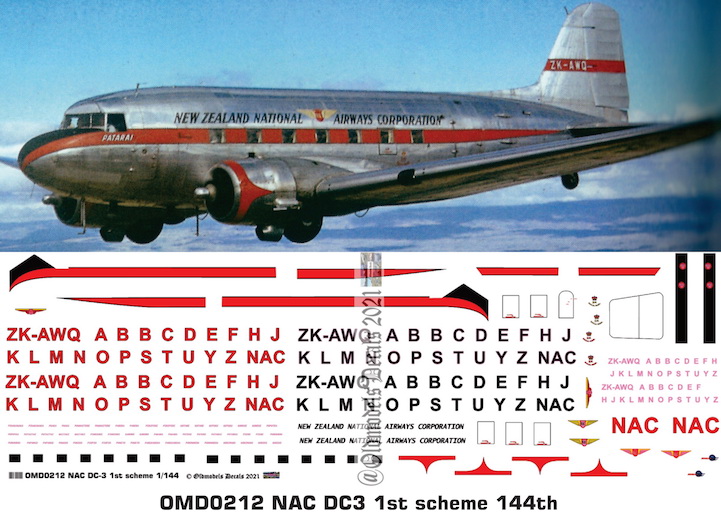 OMD0212 DC-3 National Airways Corporation (NAC)