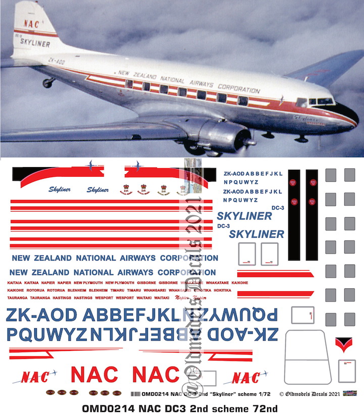 OMD0214 DC-3 National Airways Corporation (NAC)
