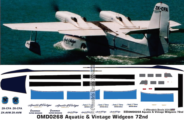 (image for) OMD0268 Grumman Widgeon - Aquatic and Vintage Airways