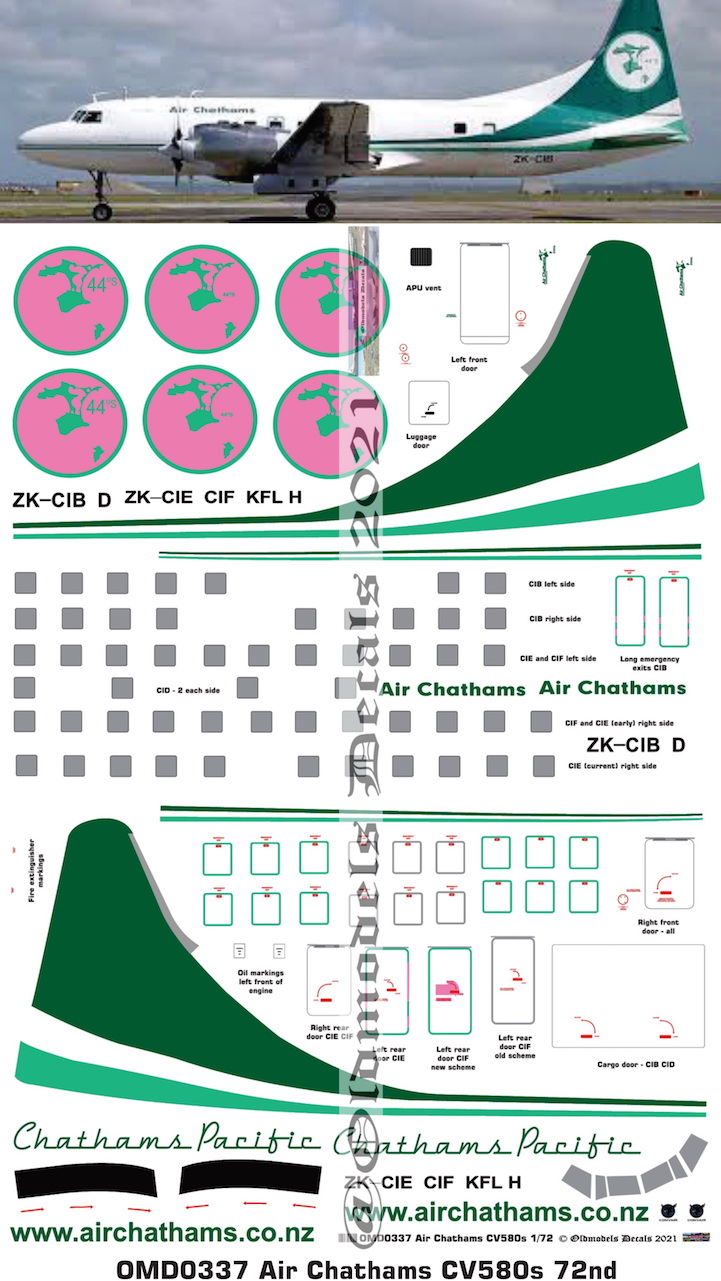 (image for) OMD0337 CV580 Air Chathams