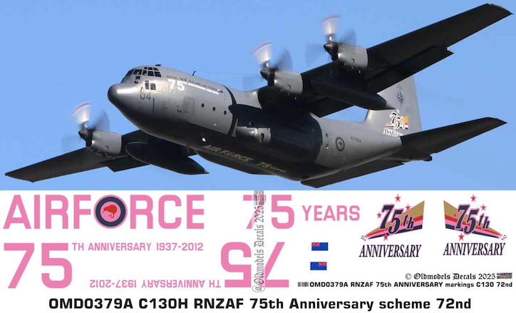 (image for) OMD0379A Lockheed C-130H Royal New Zealand Air Force