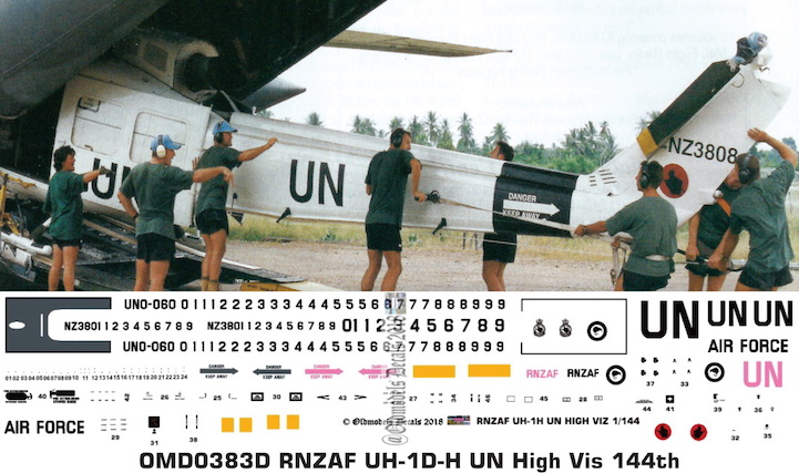 (image for) OMD0383D UH-1D/H Iroquois Royal New Zealand Air Force