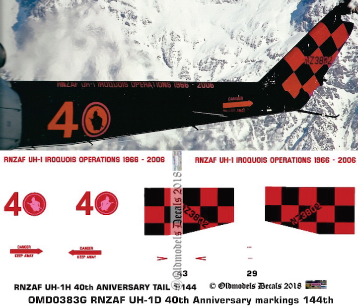 (image for) OMD0383G UH-1D/H Iroquois Royal New Zealand Air Force