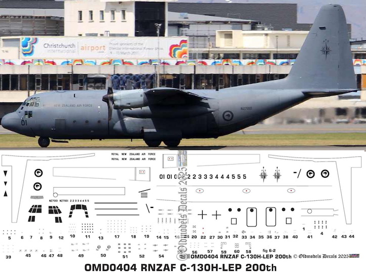 (image for) OMD0404 Lockheed C-130H Royal New Zealand Air Force