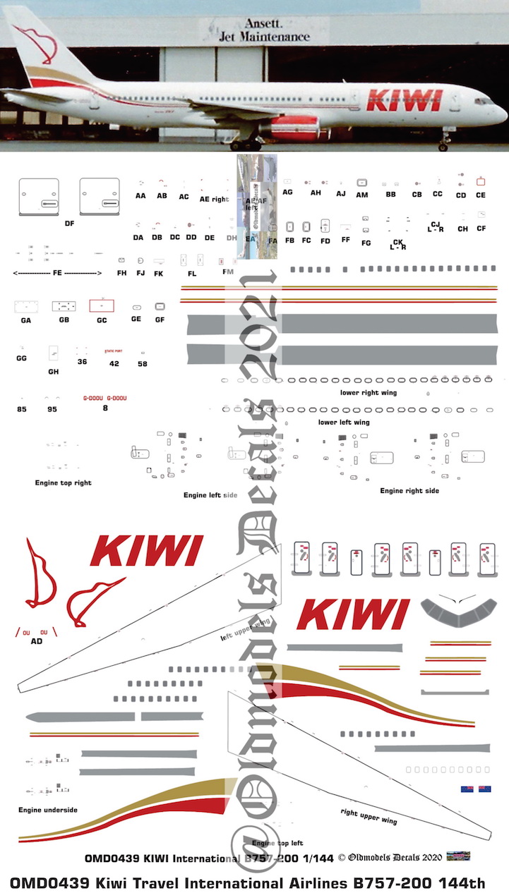 (image for) OMD0439 Boeing B757-200 Kiwi International