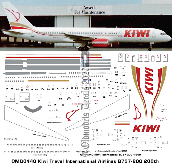 (image for) OMD0440 Boeing B757-200 Kiwi International