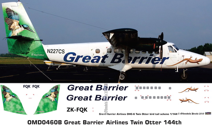 (image for) OMD0460B DHC-6 Twin Otter Great Barrier Airlines