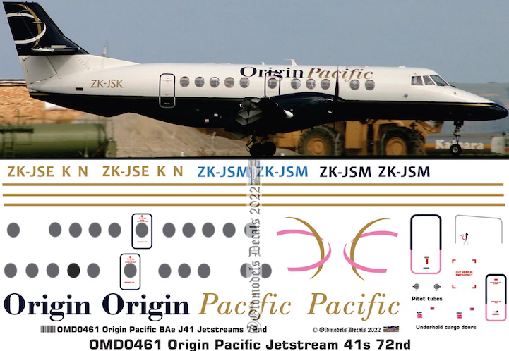 (image for) OMD0461 BAe Jetstream 41 Origin Pacific
