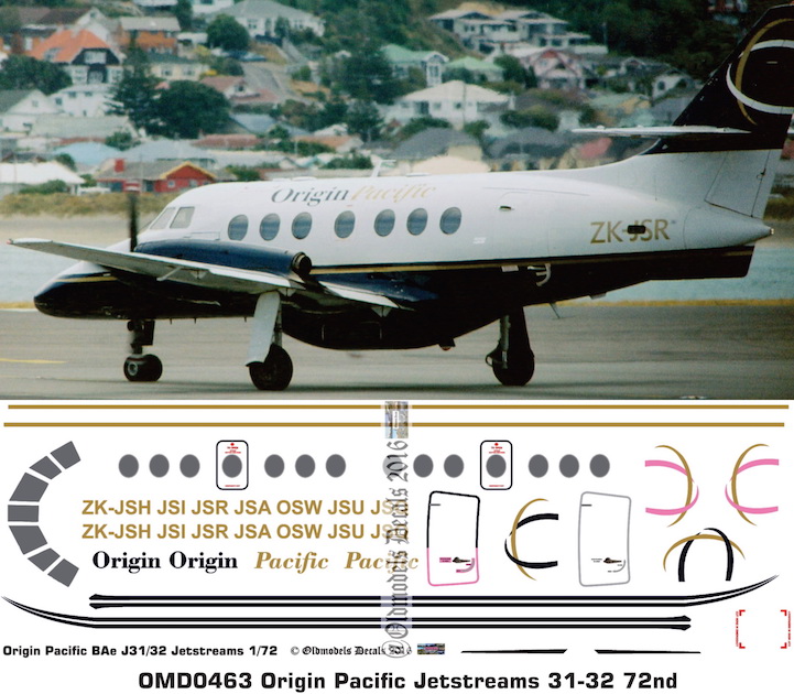 (image for) OMD0463 BAe Jetstream 31/32 Origin Pacific