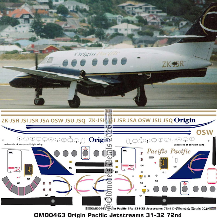 (image for) OMD0463 BAe Jetstream 31/32 Origin Pacific