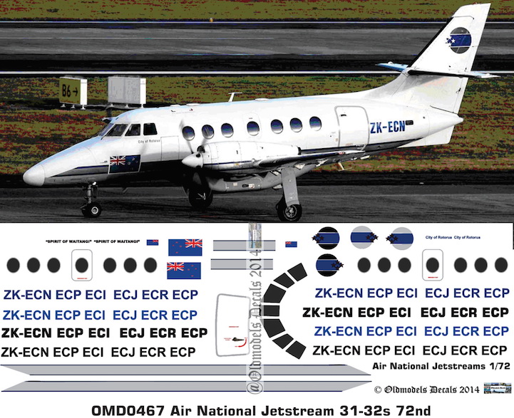 OMD0467 BAe Jetstream 31/32 Air National