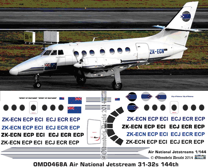 OMD0468A BAe Jetstream 31/32 Air National