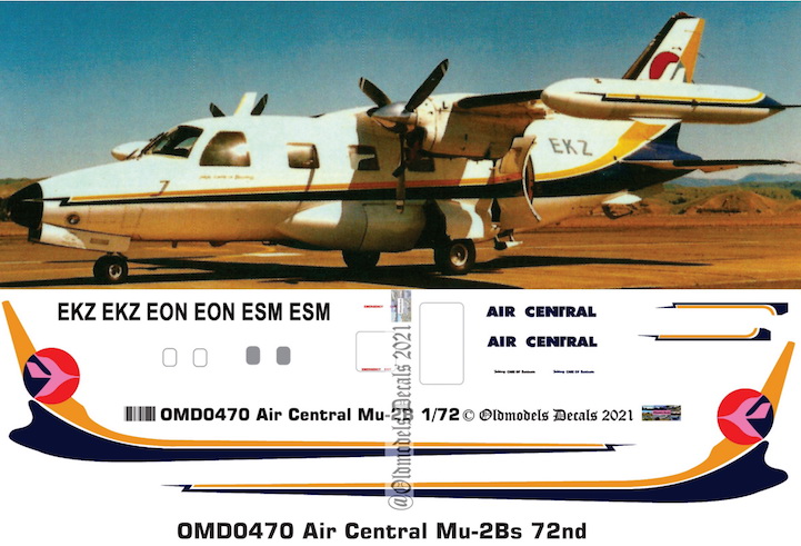 OMD0470 Mitsubishi Mu-2B Air Central