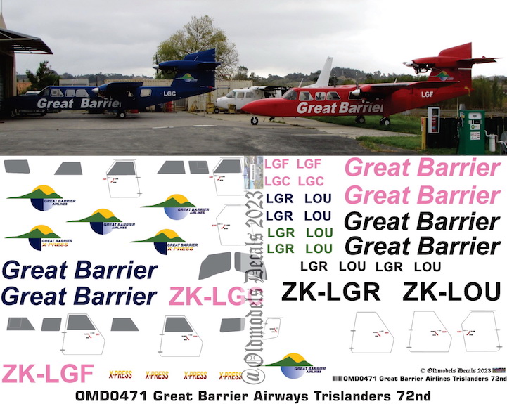 (image for) OMD0471 BN Trislander Great Barrier Airlines