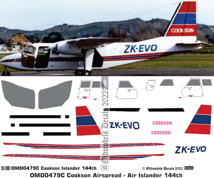 (image for) OMD0479C BN-2 Islander Cookson Airspread/Air