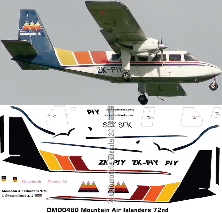 (image for) OMD0480 BN-2 Islander Mountain Air