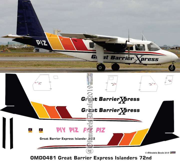 (image for) OMD0481 BN-2 Islander Great Barrier Express