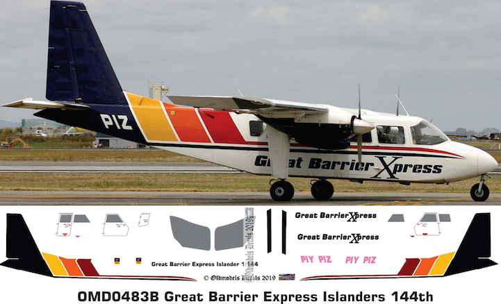 (image for) OMD0483B BN-2 Islander Great Barrier Express