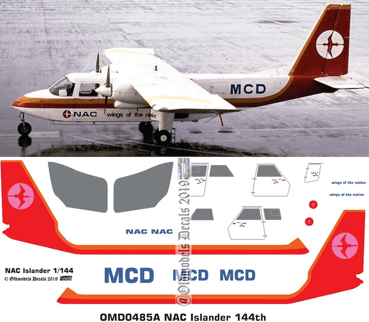 (image for) OMD0485A BN-2 Islander National Airways Corporation (NAC)