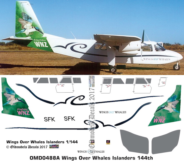 (image for) OMD0488A BN-2 Islander Wings over Whales