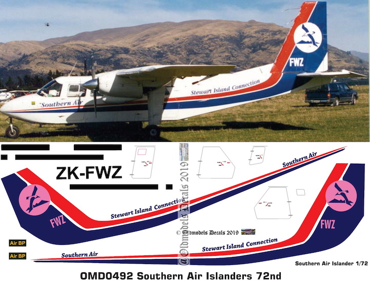 (image for) OMD0492 BN-2 Islander Southern Air