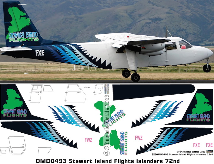 (image for) OMD0493 BN-2 Islander Stewart Island Flights