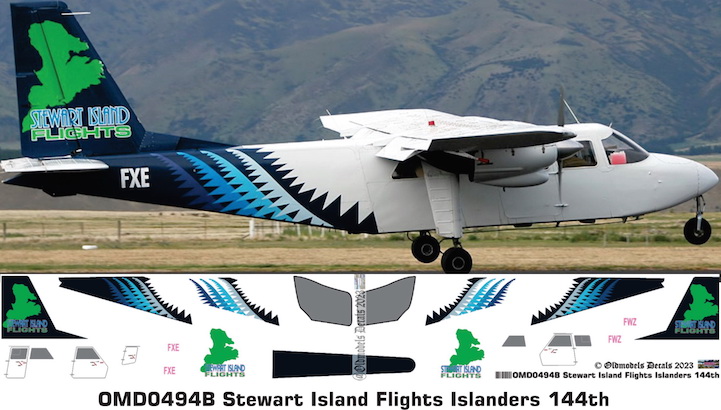(image for) OMD0494B BN-2 Islander Stewart Island Flights