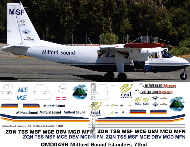 (image for) OMD0496 BN-2 Islander Milford Sounds