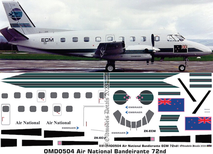 (image for) OMD0504 Emb-110 Bandeirante Air National
