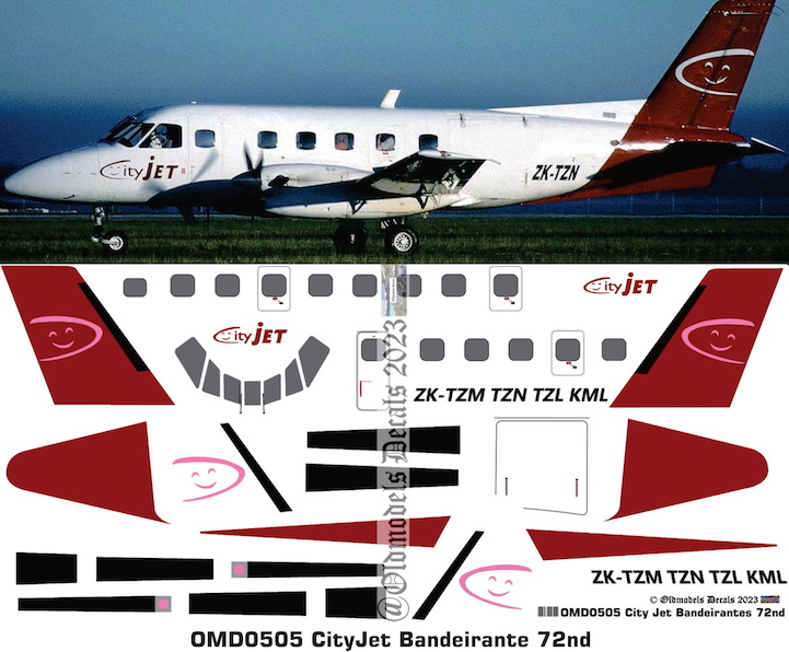 (image for) OMD0505 Emb-110 Bandeirante CiyJet