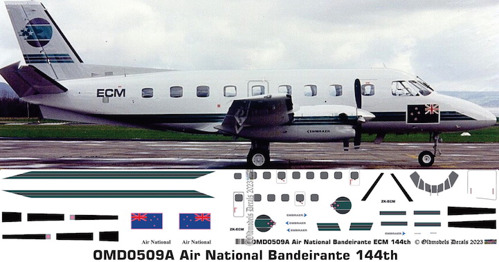 (image for) OMD0509A Emb-110 Bandeirante Air National