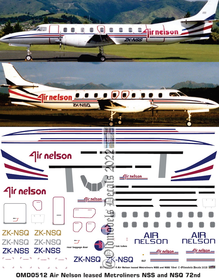 (image for) OMD0512 Swearingen SA-226TC Metro Air Nelson
