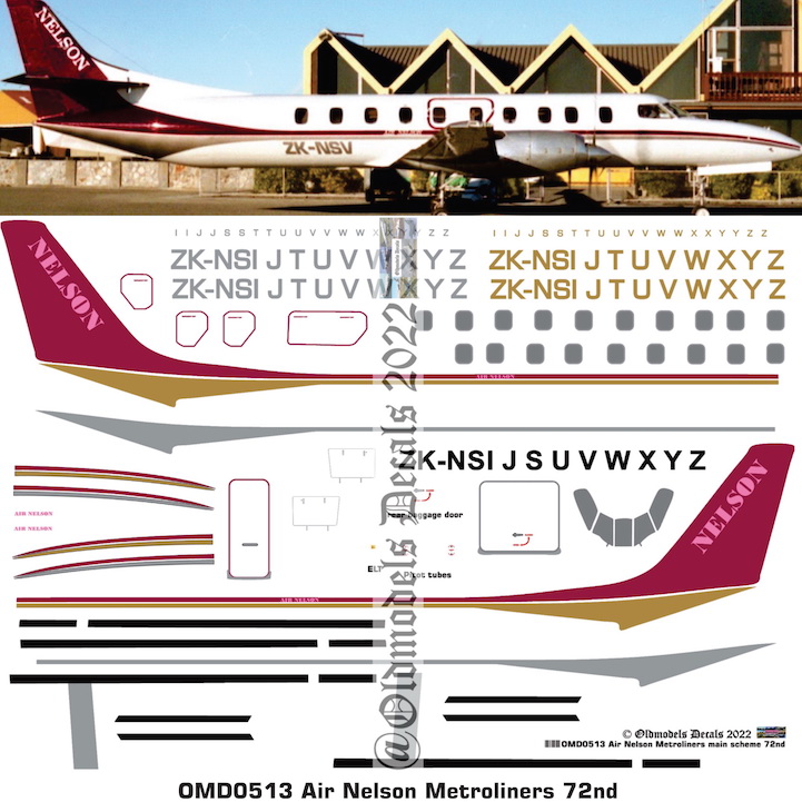 (image for) OMD0513 Swearingen SA-226TC Metro Air Nelson